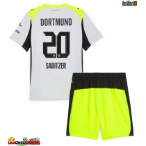 Camisa de Futebol Borussia Dortmund Marcel Sabitzer #20 Equipamento Secundário Infantil 2025-26 Manga Curta (+ Calças curtas)